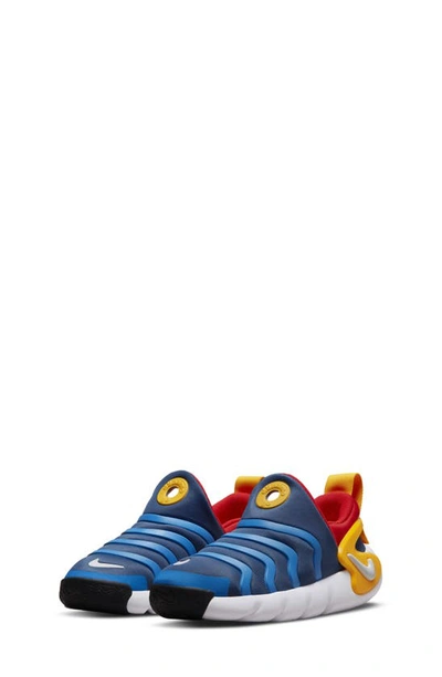 Shop Nike Kids' Dynamo Go Sneaker In Mystic Navy/ White/ Blue