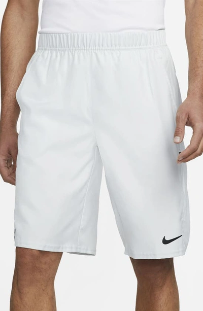 Shop Nike Court Dri-fit Victory Tennis Shorts In Photon Dust/ Black
