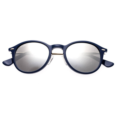 Shop Simplify Reynolds Acetate Sunglasses In Black / Blue / Spring