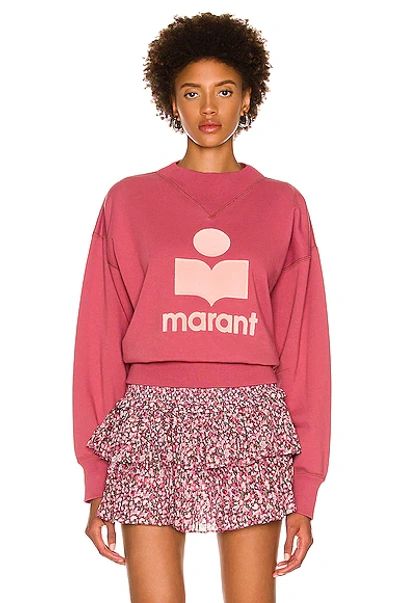 Shop Isabel Marant Étoile Moby Sweatshirt In Rosewood