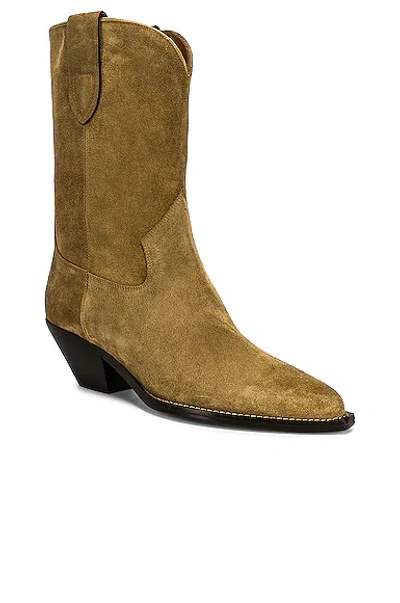 Shop Isabel Marant Dahope Boot In Taupe