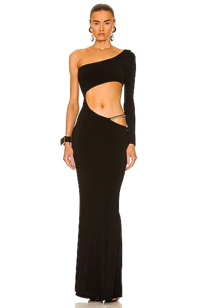 Shop Retroféte Whitney Gown In Black