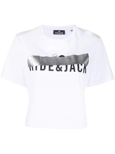 Shop Hide & Jack Logo-print Detail T-shirt In White