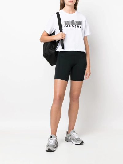Hide & Jack Logo-print Detail T-shirt In White