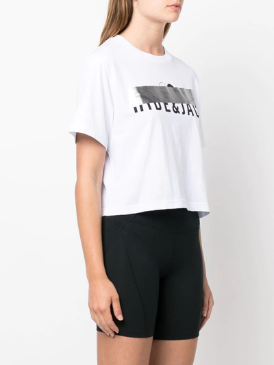 Shop Hide & Jack Logo-print Detail T-shirt In White