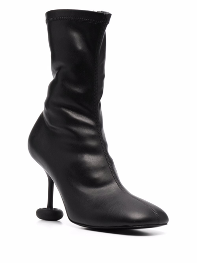 Shop Stella Mccartney Shroom Stretch 95mm Boots In Black