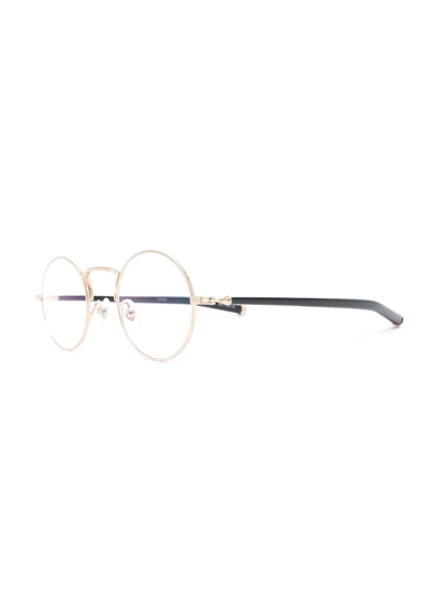 Shop Matsuda M3119 Round Eyeglass Frames In Black