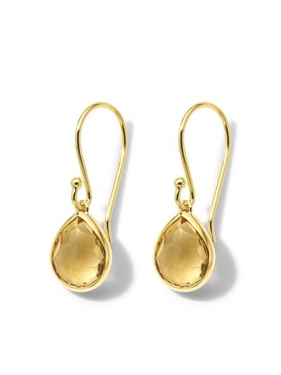 Shop Ippolita 18kt Yellow Gold Rock Candy® Teeny Teardrop Earrings