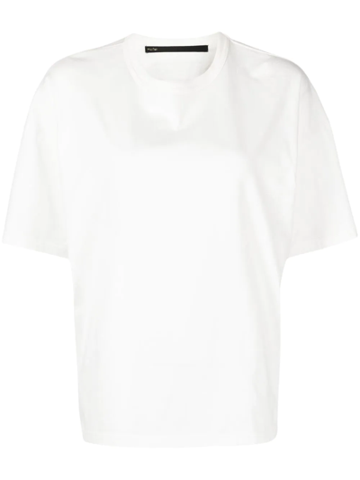 Shop Muller Of Yoshiokubo Drop-shoulder Cotton T-shirt In White