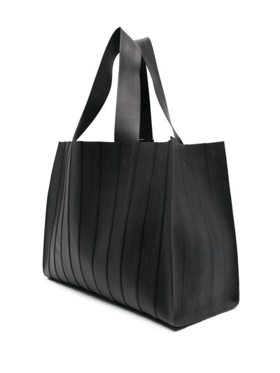 Shop Sunnei Parallelepipedo Panelled Tote Bag In Black