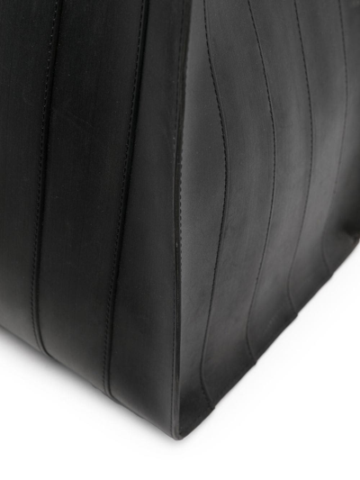 Sunnei Parallelepipedo Panelled Tote Bag In Black