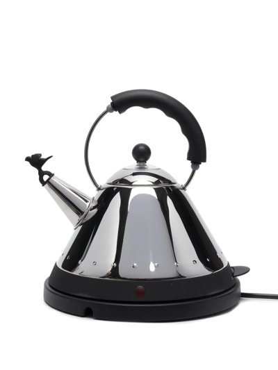 Shop Alessi Logo Top-handle Kettle In Silber