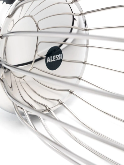 Alessi Logo-plaque Fruit-basket In Silber