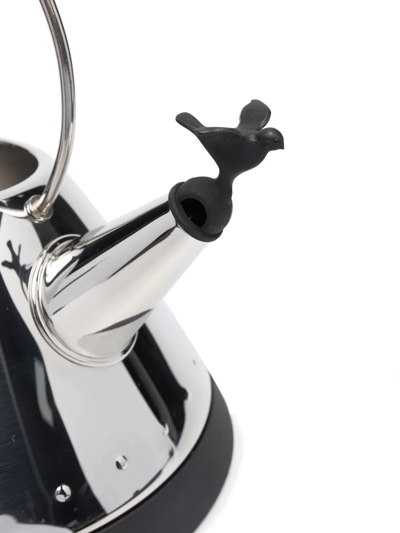 Shop Alessi Logo Top-handle Kettle In Silber