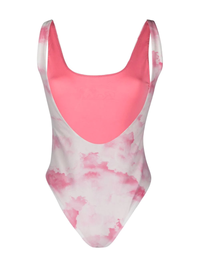 Shop Rotate Birger Christensen Sunday Cismione One-piece Swimsuit In Pink