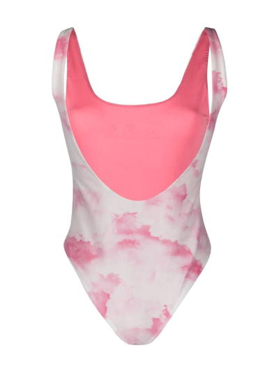 Rotate Birger Christensen Rotate "cismione" One-piece Swimsuit In Pink