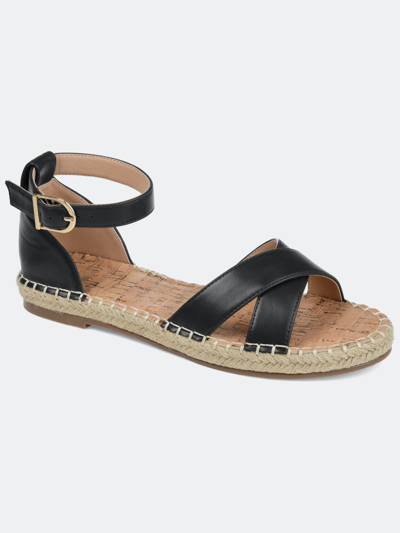Shop Journee Collection Women's Lyddia Sandal In Black