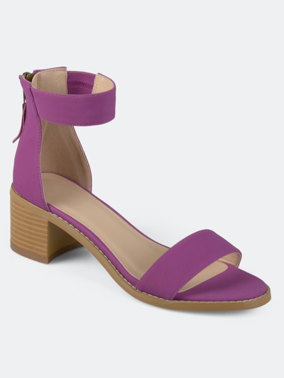 Shop Journee Collection Women's Percy Sandal In Purple