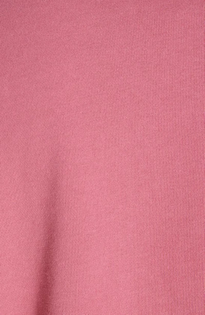 Shop Isabel Marant Étoile Moby Mock Neck Cotton Blend Sweatshirt In Rosewood