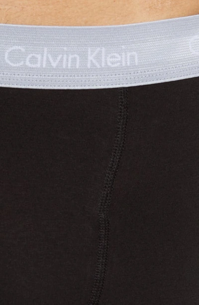 Shop Calvin Klein 3-pack Stretch Cotton Boxer Briefs In Black/bodie