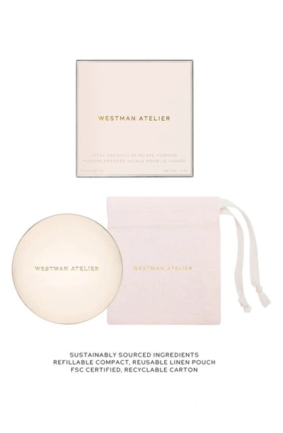 Westman Atelier Vital Pressed Skincare Blurring Talc-free Setting Powder Café 0.17 oz / 5 G In Cafe