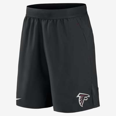 Shop Nike Men's Dri-fit Stretch (nfl Atlanta Falcons) Shorts In Black