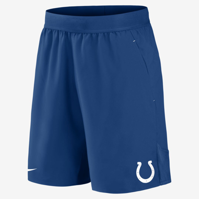 Shop Nike Men's Dri-fit Stretch (nfl Indianapolis Colts) Shorts In Blue