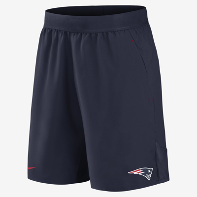 Shop Nike Men's Dri-fit Stretch (nfl New England Patriots) Shorts In Blue