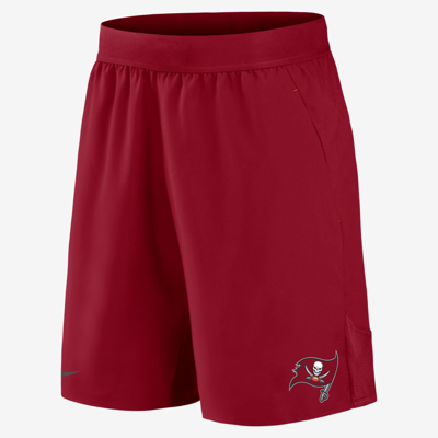 Shop Nike Men's Dri-fit Stretch (nfl Tampa Bay Buccaneers) Shorts In Red
