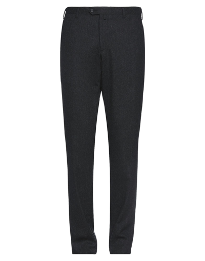 Shop Domenico Tagliente Man Pants Lead Size 40 Wool, Elastic Fibres In Grey
