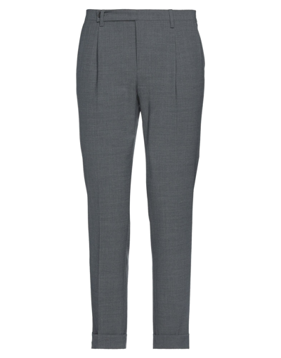 Shop Beaucoup .., Man Pants Grey Size 34 Polyester, Virgin Wool, Elastane
