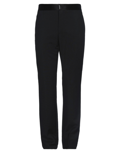 Shop Givenchy Man Pants Black Size 38 Wool, Mohair Wool, Viscose, Silk