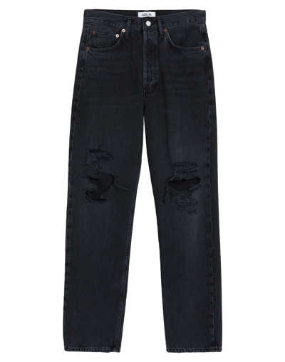 Shop Agolde Woman Jeans Black Size 27 Cotton