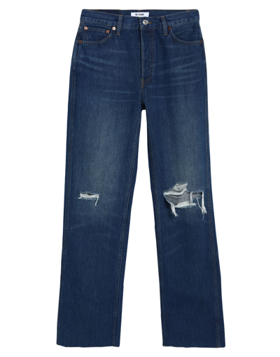 Shop Re/done Woman Jeans Blue Size 28 Cotton
