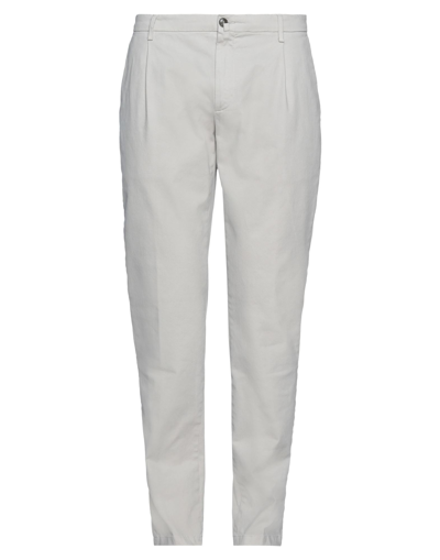 Shop Siviglia Man Pants Light Grey Size 29 Cotton, Elastane