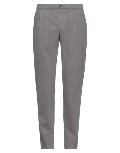 Shop Siviglia Man Pants Grey Size 38 Cotton, Elastane