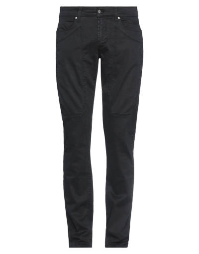 Shop Jeckerson Man Pants Steel Grey Size 31 Tencel, Cotton, Elastane