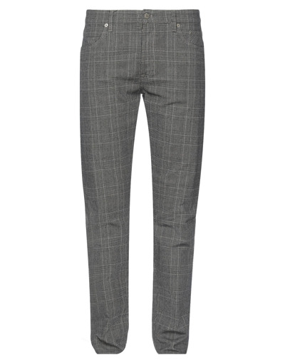 Shop Siviglia Man Pants Grey Size 33 Cotton, Polyester, Elastane