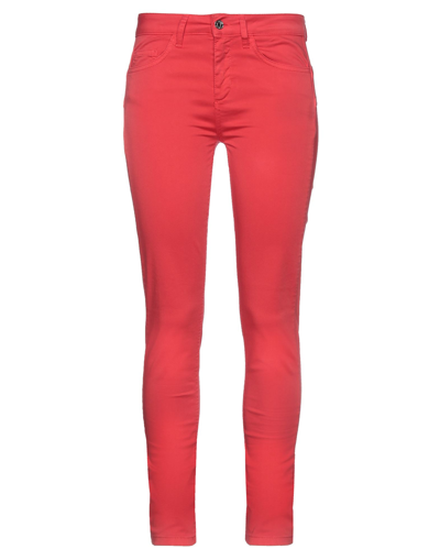 Shop Liu •jo Pants In Red