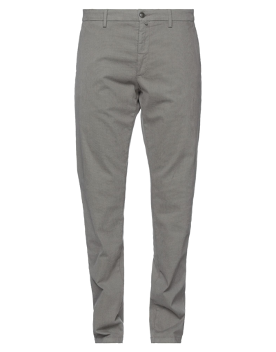 Shop Siviglia Man Pants Grey Size 38 Cotton, Polyester, Viscose, Elastane