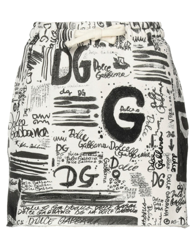 Dolce & Gabbana Mini Skirts In White