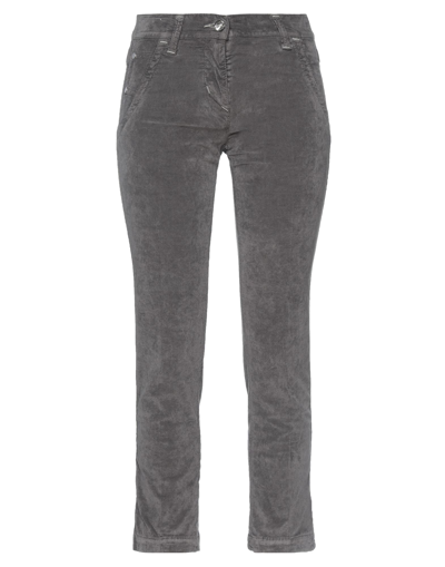 Shop Jacob Cohёn Woman Pants Lead Size 31 Cotton, Viscose, Elastane In Grey