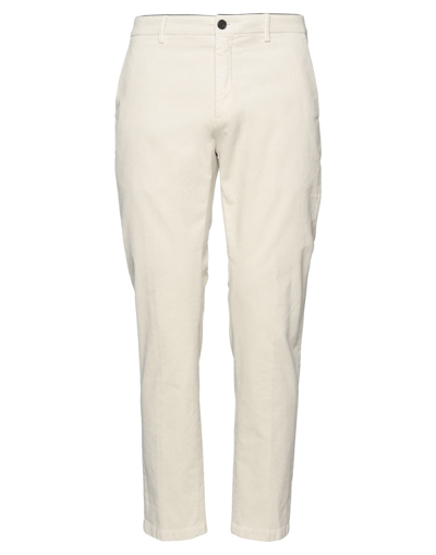 Shop Department 5 Man Pants Ivory Size 36 Cotton, Elastane In White