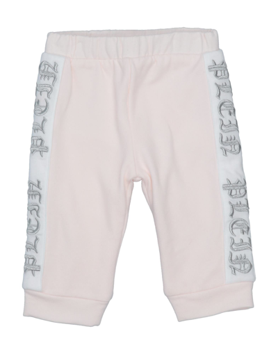 Shop Philipp Plein Newborn Girl Pants Light Pink Size 3 Cotton, Elastane