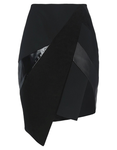 Shop Les Hommes - Femme Mini Skirts In Black