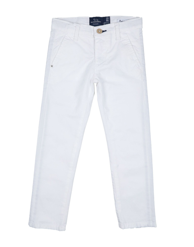 Shop Harmont & Blaine Man Pants White Size 8 Cotton, Elastane