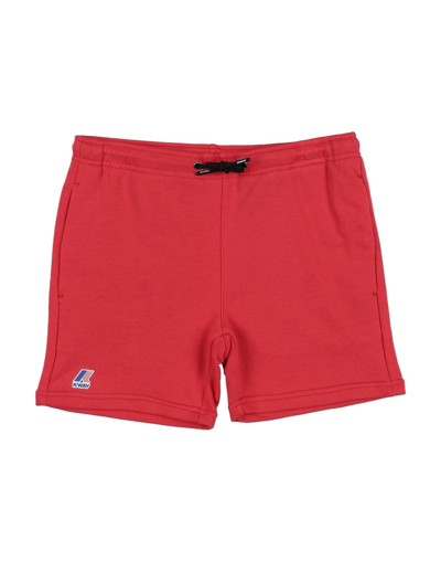 Shop K-way Toddler Boy Shorts & Bermuda Shorts Coral Size 4 Cotton, Polyester In Red