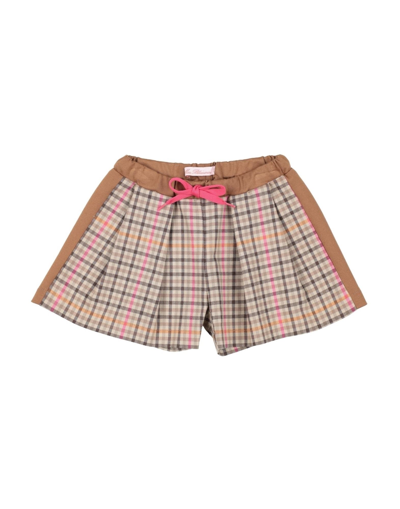Miss Blumarine Toddler Girl Shorts & Bermuda Shorts Beige Size 6 Cotton, Polyamide, Polyester In Beige