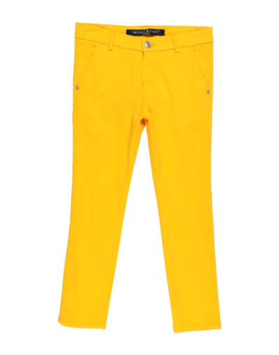 Shop Manuell & Frank Toddler Girl Pants Yellow Size 6 Cotton, Elastane