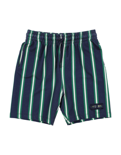 Shop Kenzo Shorts & Bermuda Shorts In Dark Blue